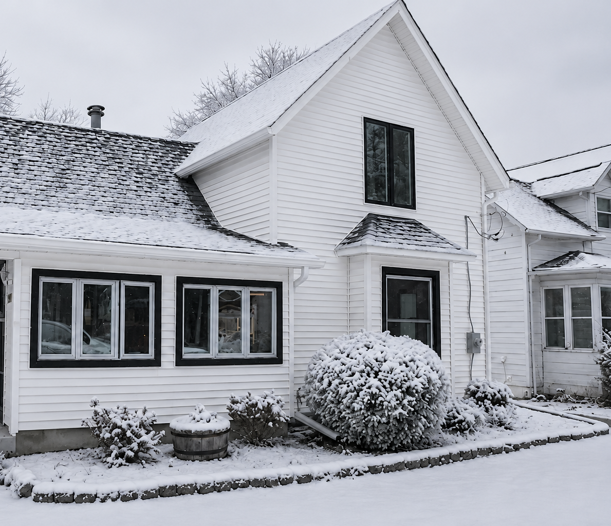 Pacific Northwest winter roof