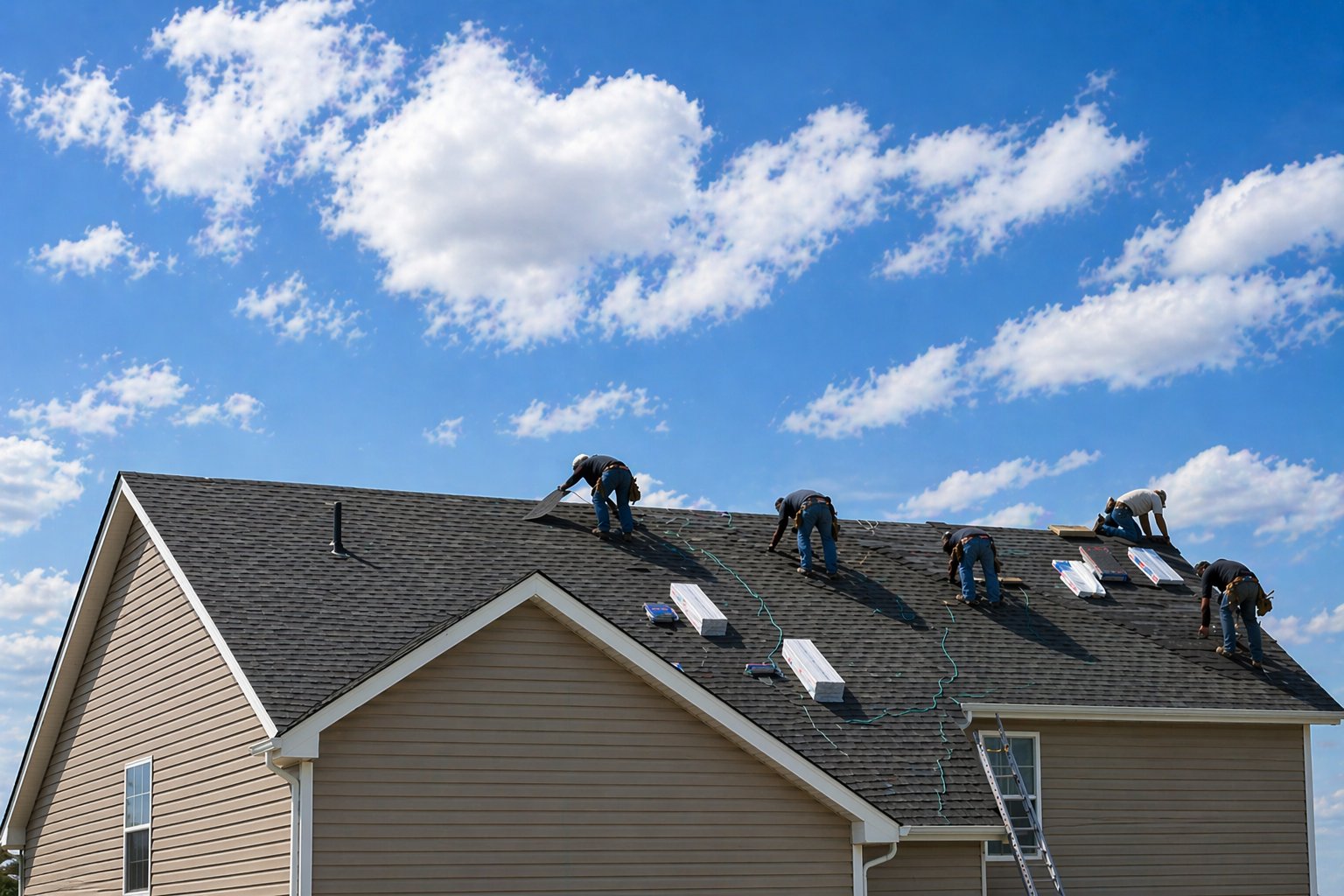 Roof installation in Seattle