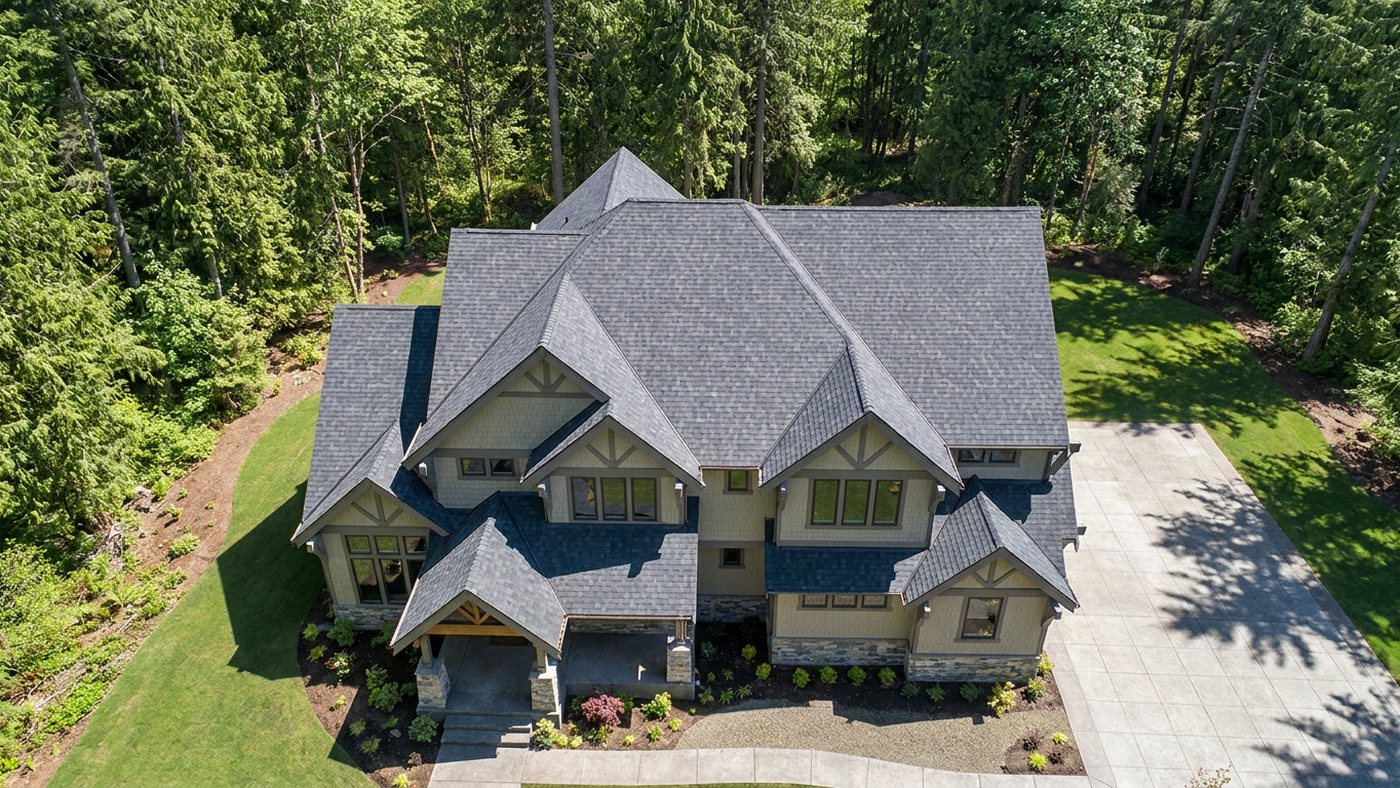 Greater Seattle home after a full Vantek reroof with new architectural shingles