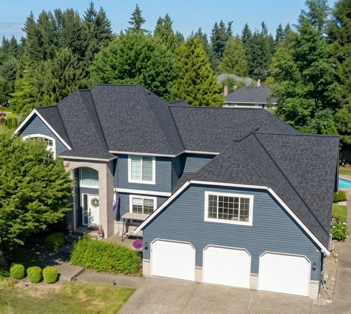 Luxury home roof replacement Redmond WA