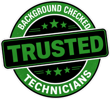 Background checked, trusted technicians